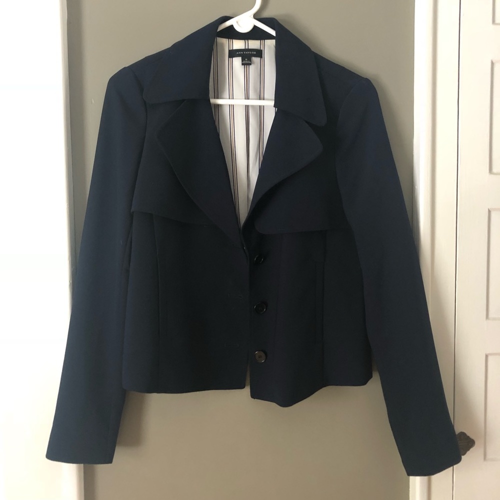 LAST CHANCE! Ann Taylor Navy Blazer
